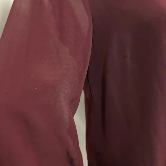 RW&CO. TIE-NECK CHIFFON BLOUSE fits(M/S) - Picture 7 of 14